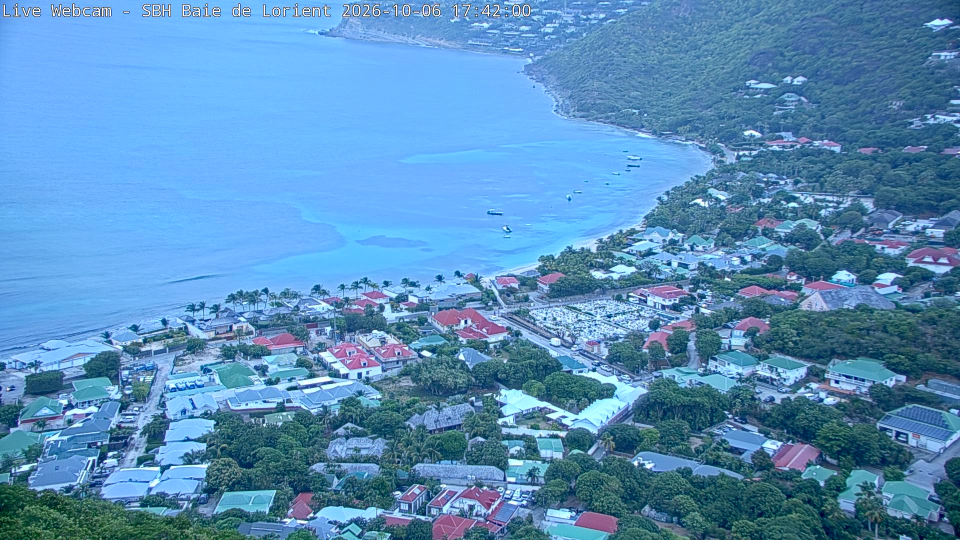 Webcam Baie de Lorient St Barthelemy