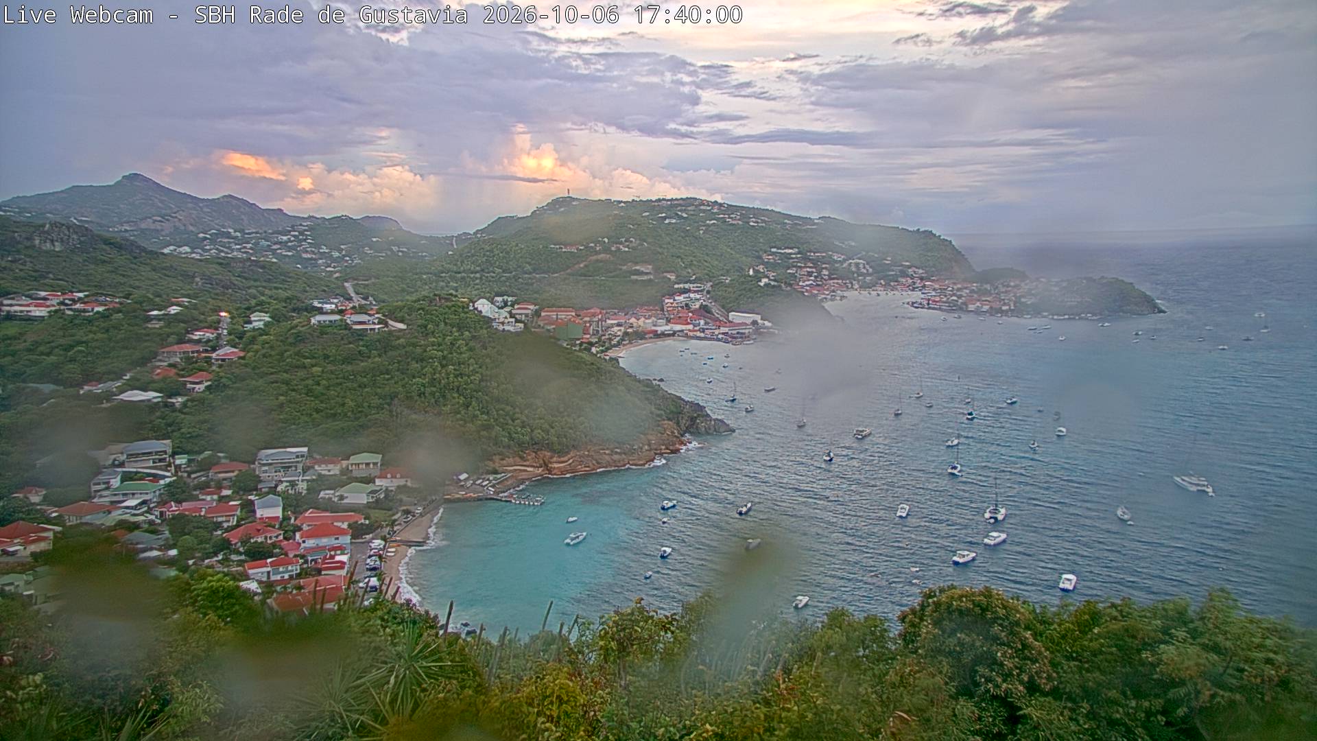 Webcam Rade de Gustavia St Barthelemy