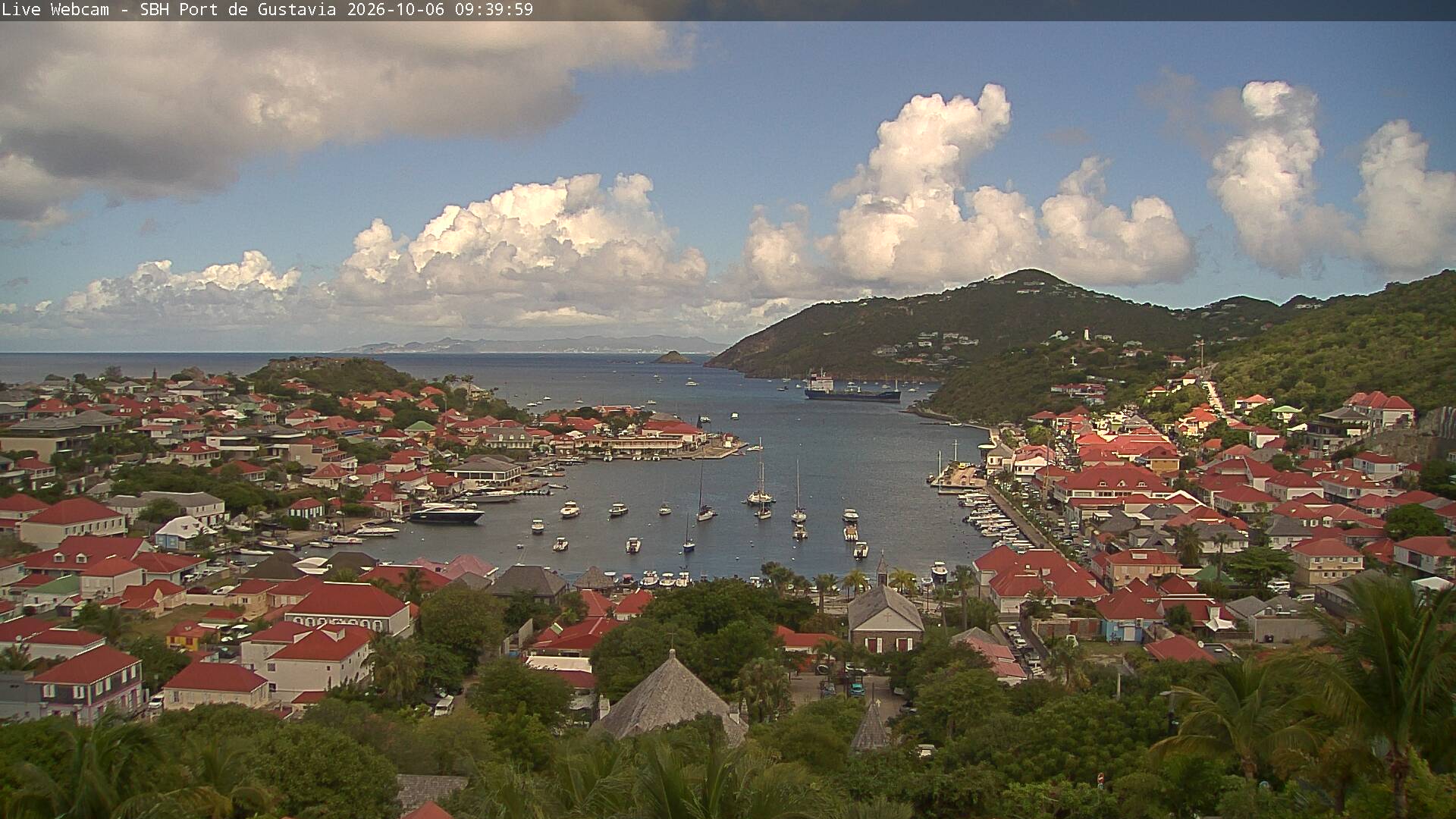 Webcam Port de Gustavia St Barthelemy